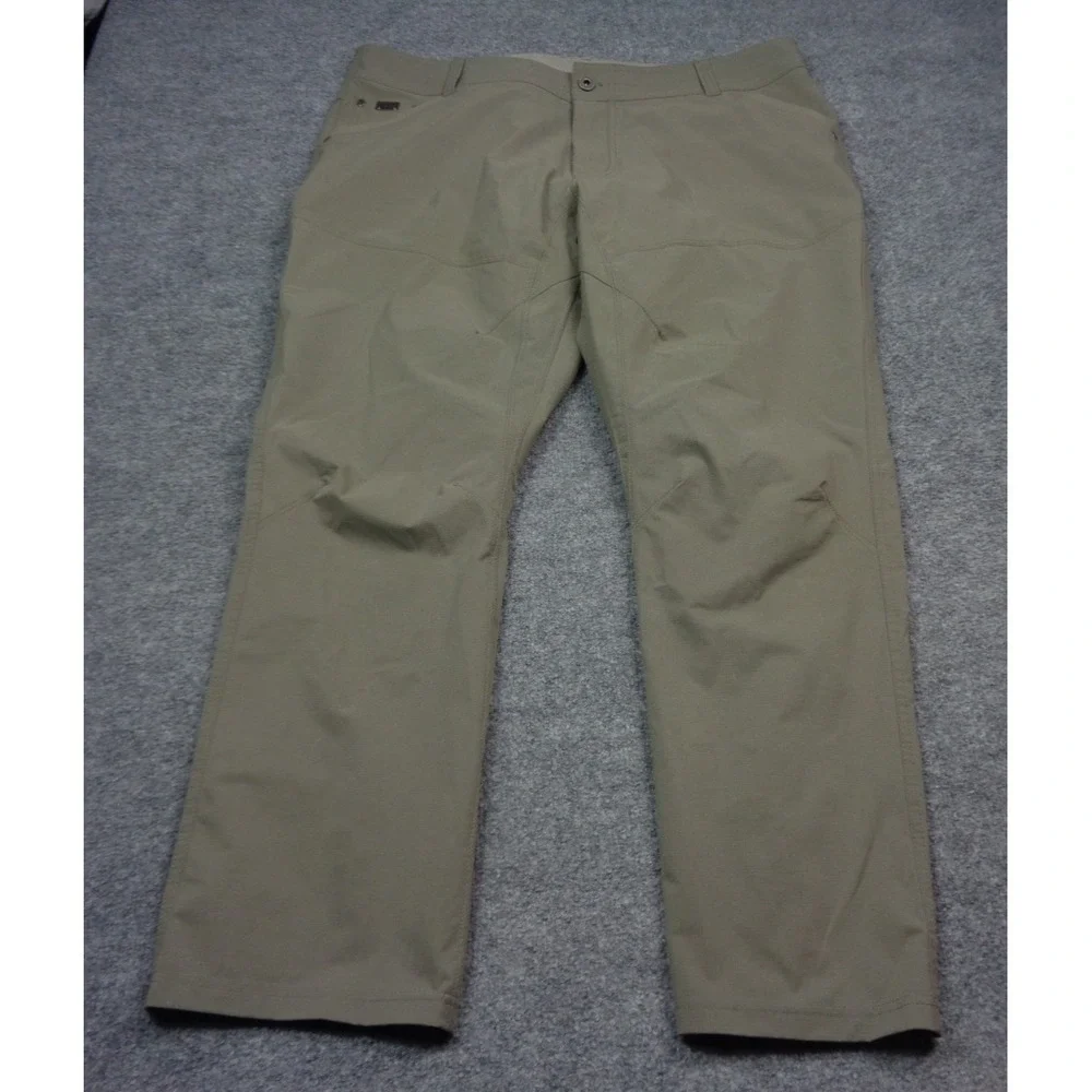KUHL Silencr Pants Mens Brown 40 X 30 Hiking Outdoor Trail Nylon Ripstop